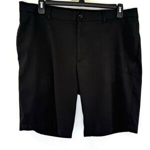 Slazenger Men's Solid Black Pockets‎ Size 38 Golf Pickleball Casual Shorts